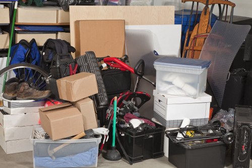 Expert clearing clutter from a residential space